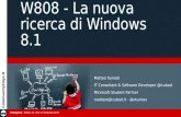 La nuova ricerca di windows 8.1