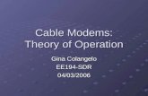 Cable modem theory