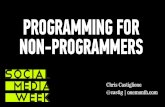 Programming for non-Programmers