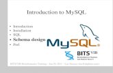 BITS: Introduction to relational databases and MySQL - Schema design