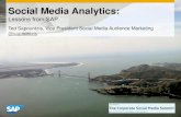 Social Media Analytics: Lessons from SAP