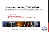 Understanding THE GOAL: The best-seller by Eli Goldratt and Jeff Cox