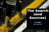 The search and sources 102710