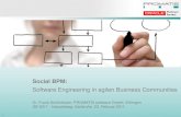 Social BPM - Software Engineering in agilen Business Communities