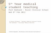 Medical education   5th year teaching 2