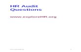 HR Audit Questionnaire