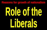 Reasons for the growth of nationalism   liberals