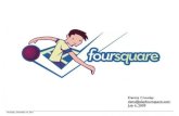 Foursquare's 1st Pitch Deck