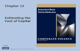 Berk Chapter 12: Estimating The Cost Of Capital