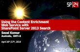 SP24  - Using the Content Enrichment Web Service with SharePoint Server 2013 Search