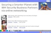 Securing a Smarter Planet with IBM Security Business Partners via online networking