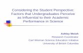 Considering the Student Perspective