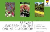 Servant leadership in the online classroom v1