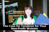 Why Your Non-Profit Website Should be Built on Tendenci