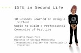 10 Lessons Learned in Building a Professional Community of Practice in Second Life
