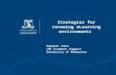 Strategies for renewal of eLearning environments