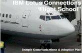 IBM Lotus Connections Flight School