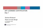 THT IAP Certification Presentation Day1 6Dec2010