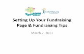 Twestival Local Canada Setting Up Your Page & Fundraising Tips