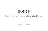 IMKE: The internationalization challenge