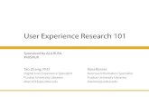 User Experience Research 101