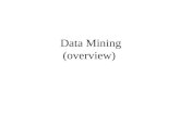 Data Mining (overview)