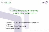 IT Professionals Trends  towards - AEC 2015