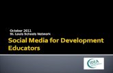 Social media for development educators st louis