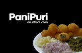 Panipuri - an Introduction to perfection in food design.