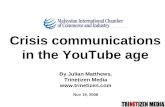 Crisis Communications in the YouTube Age (updated)