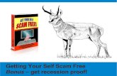 Bonus - Getting yourself recession proof...