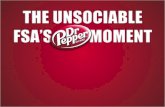 The unsociable FSA's Dr Pepper moment
