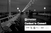 Putting Strategy into your Content Creation - Content Marketing