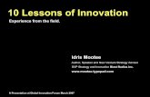 10 Lessons of Innovation - Idris Mootee Keynote