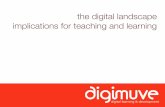 The digital landscape and implications for teaching and learning