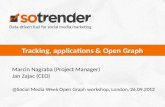 Sotrender tracking applications and open graph
