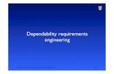 Dependability requirements