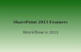 Share point 2013 features Workflow