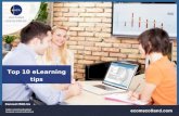 Top 10 eLearning Tips