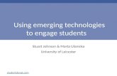 Using emerging technology to engage students