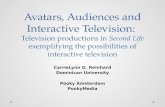 Avatars, Audiences and Interactive Television