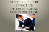 Soft skills for effective interpersonal communication