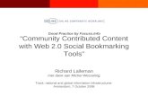 Good Practice by Focuss.Info: Community Contributed Content with Web 2.0 Social Bookmarking Tools