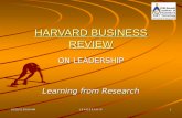 HBR-  On Leadership 1