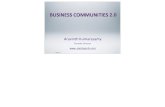 Business Communities 2.0