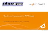 Continuous Improvement in PHP Projects - PHP UK Conference 2011