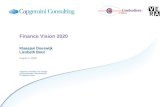 Finance Vision 2020 - Summer Academy Controllers Institute