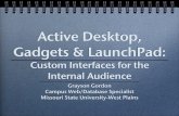 Active Desktop Gadgets And Launch Pad
