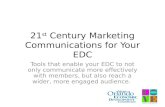 21st century marketing communications for your EDC