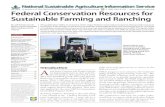 Federal Conservation Resources for Sustainable Farming and Ranching - IP294